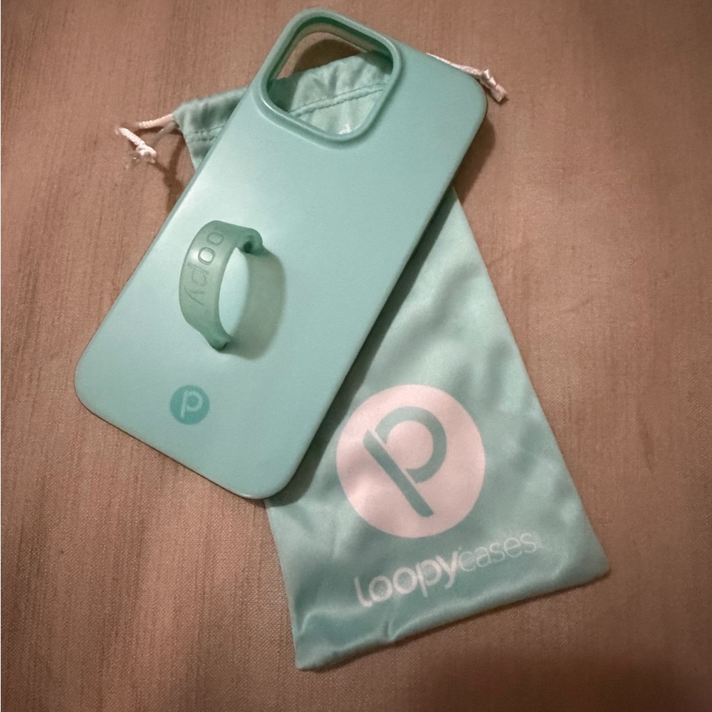 Loopy Mint Splash Case - iPhone 16 Pro Max